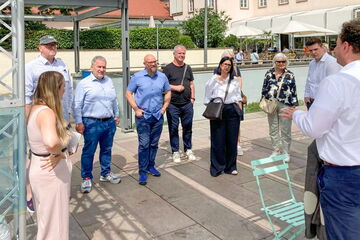 BDS Mitglieder erhalten Informationen zur aktuellen Stadtentwicklung Ludwigsburgs durch Oberbürgermeister Dr. Matthias Knecht